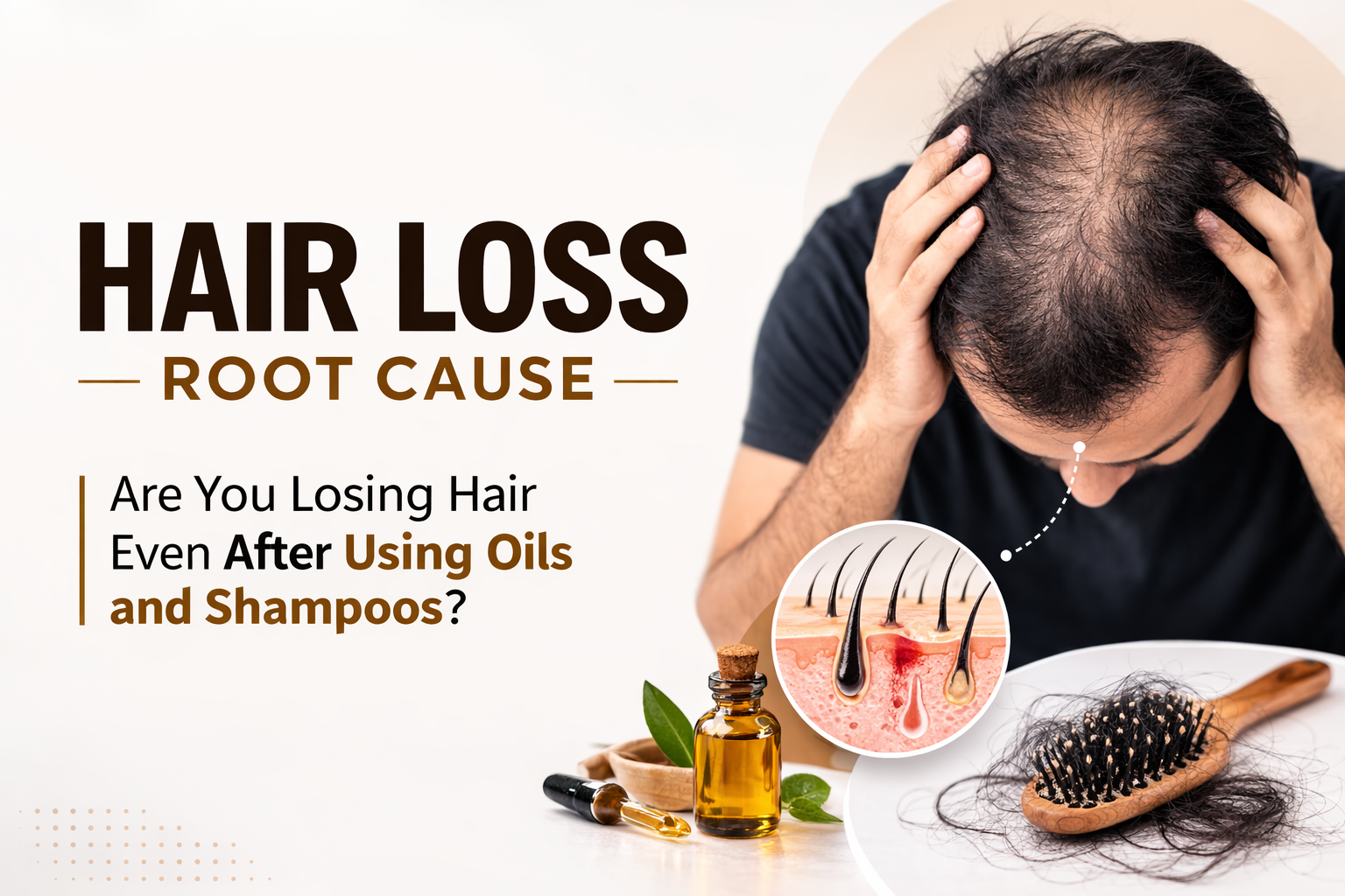 Hair Loss – Root Cause -Are you losing hair even after using oils and ...